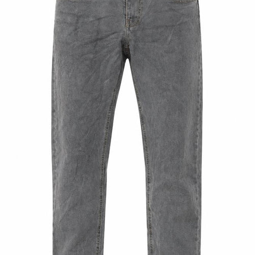 ASOS Mens Grey Cotton Straight Jeans Size 32 in L32 in Regular Zip