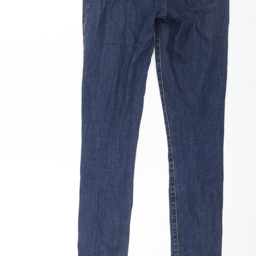 Levi's Womens Blue Cotton Skinny Jeans Size 30 L30 in Regular Zip
