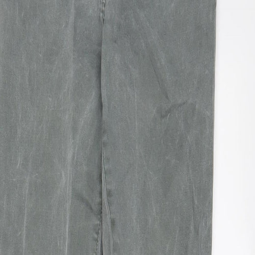 NEXT Womens Green Cotton Skinny Jeans Size 8 L28 in Regular Zip