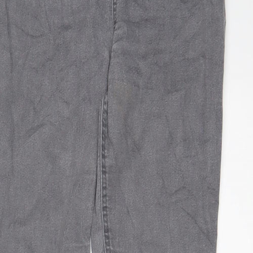Marks and Spencer Womens Grey Cotton Jegging Jeans Size 12 L28 in Regular