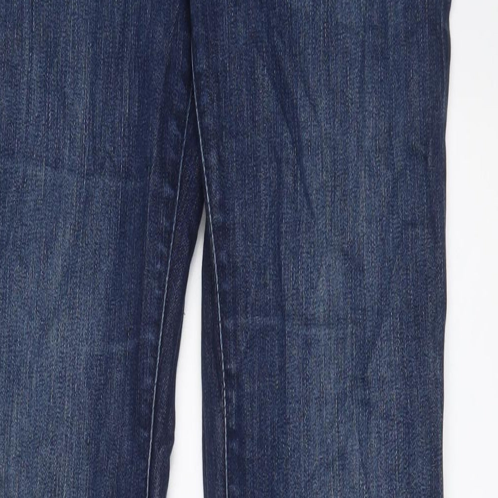 Gap Womens Blue Cotton Bootcut Jeans Size 30 in L34 in Regular Zip