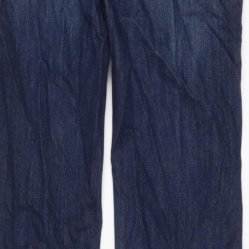 Gap Womens Blue Cotton Bootcut Jeans Size 30 in L34 in Regular Zip