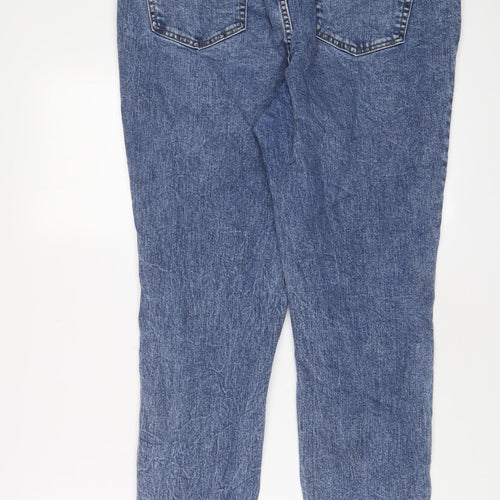 George Womens Blue Cotton Skinny Jeans Size 8 L30 in Regular Zip