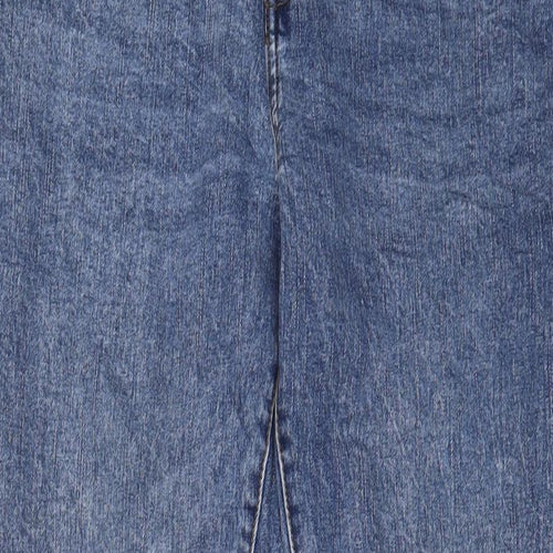 George Womens Blue Cotton Skinny Jeans Size 8 L30 in Regular Zip
