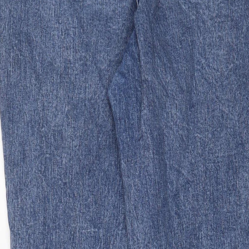 George Womens Blue Cotton Skinny Jeans Size 8 L30 in Regular Zip