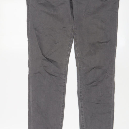 Salsa Womens Grey Cotton Skinny Jeans Size 33 in L32 in Regular Zip