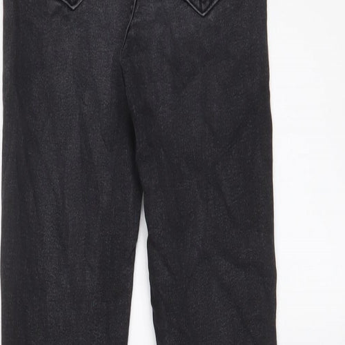 Zara Womens Black Cotton Skinny Jeans Size 6 L27 in Regular Zip