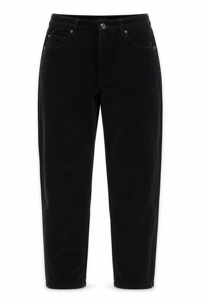 BDG Womens Black Cotton Trousers Size 30 in L30 in Regular Zip