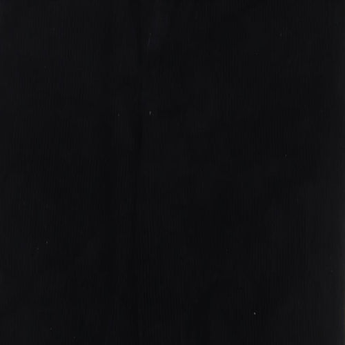 BDG Womens Black Cotton Trousers Size 30 in L30 in Regular Zip