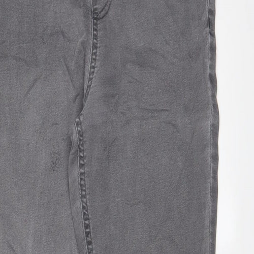 Marks and Spencer Womens Grey Cotton Jegging Jeans Size 12 L25 in Regular