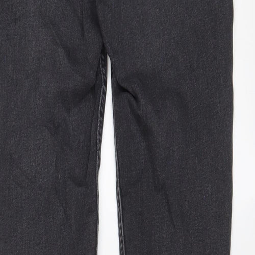 H&M Womens Grey Cotton Skinny Jeans Size 10 L29 in Regular Zip