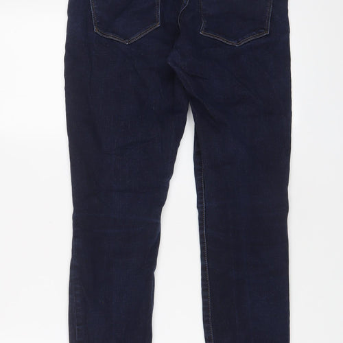 Gap Womens Blue Cotton Skinny Jeans Size 28 in L28 in Regular Zip