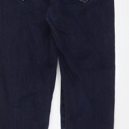 Gap Womens Blue Cotton Skinny Jeans Size 28 in L28 in Regular Zip