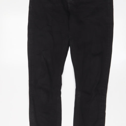 ASOS Womens Black Cotton Skinny Jeans Size 28 in L32 in Regular Zip