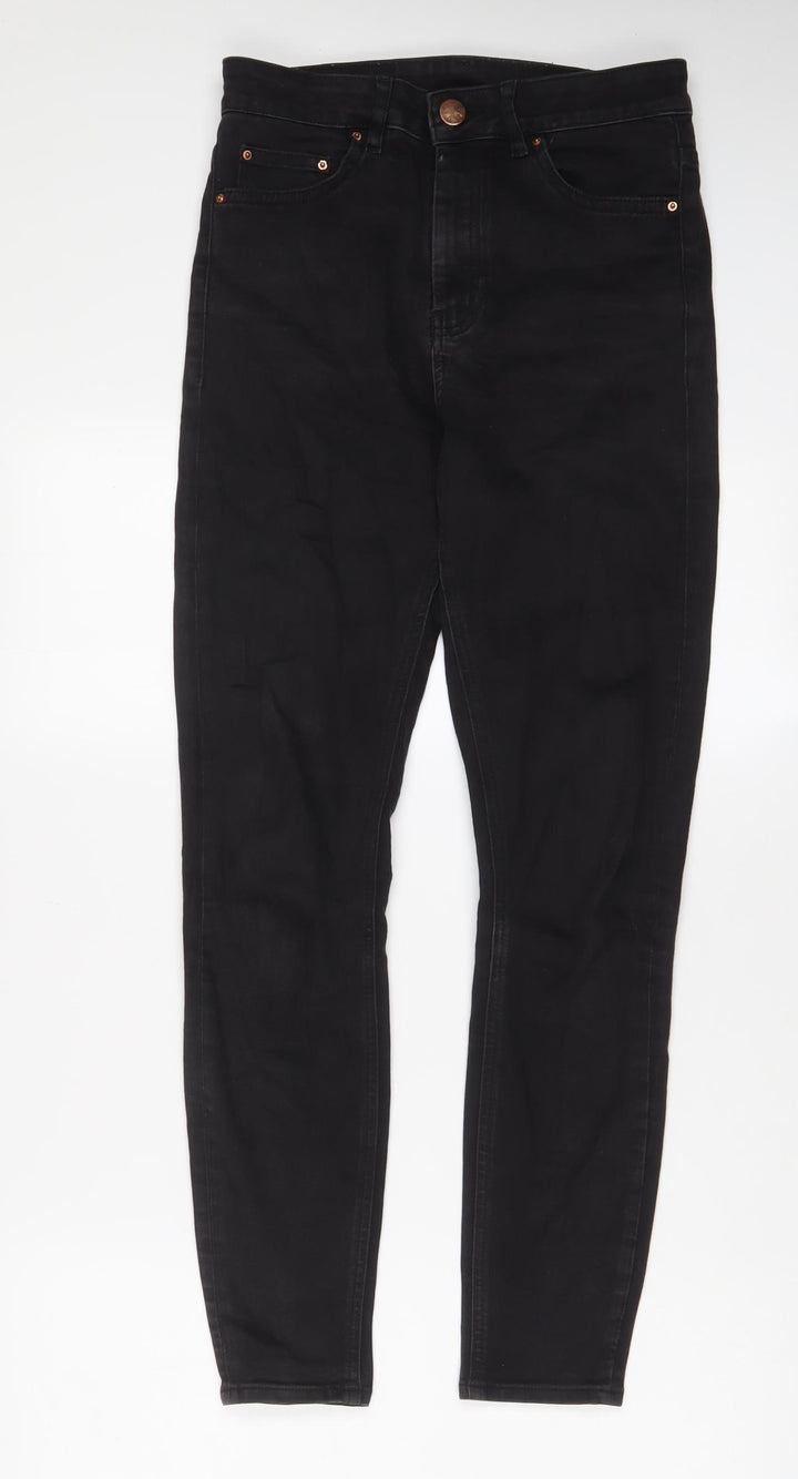 ASOS Womens Black Cotton Skinny Jeans Size 28 in L32 in Regular Zip