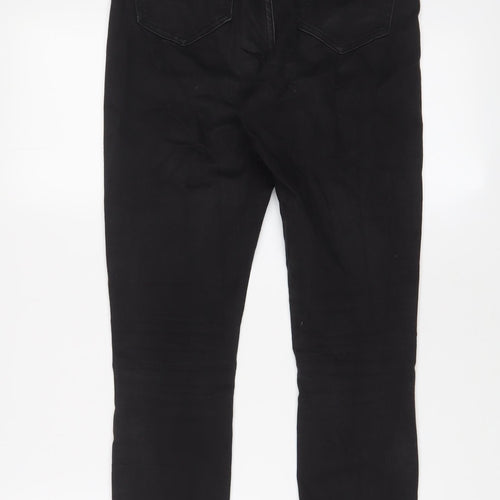 ASOS Womens Black Cotton Skinny Jeans Size 28 in L32 in Regular Zip