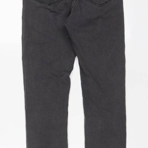 ASOS Womens Grey Cotton Skinny Jeans Size 26 in L32 in Regular Zip