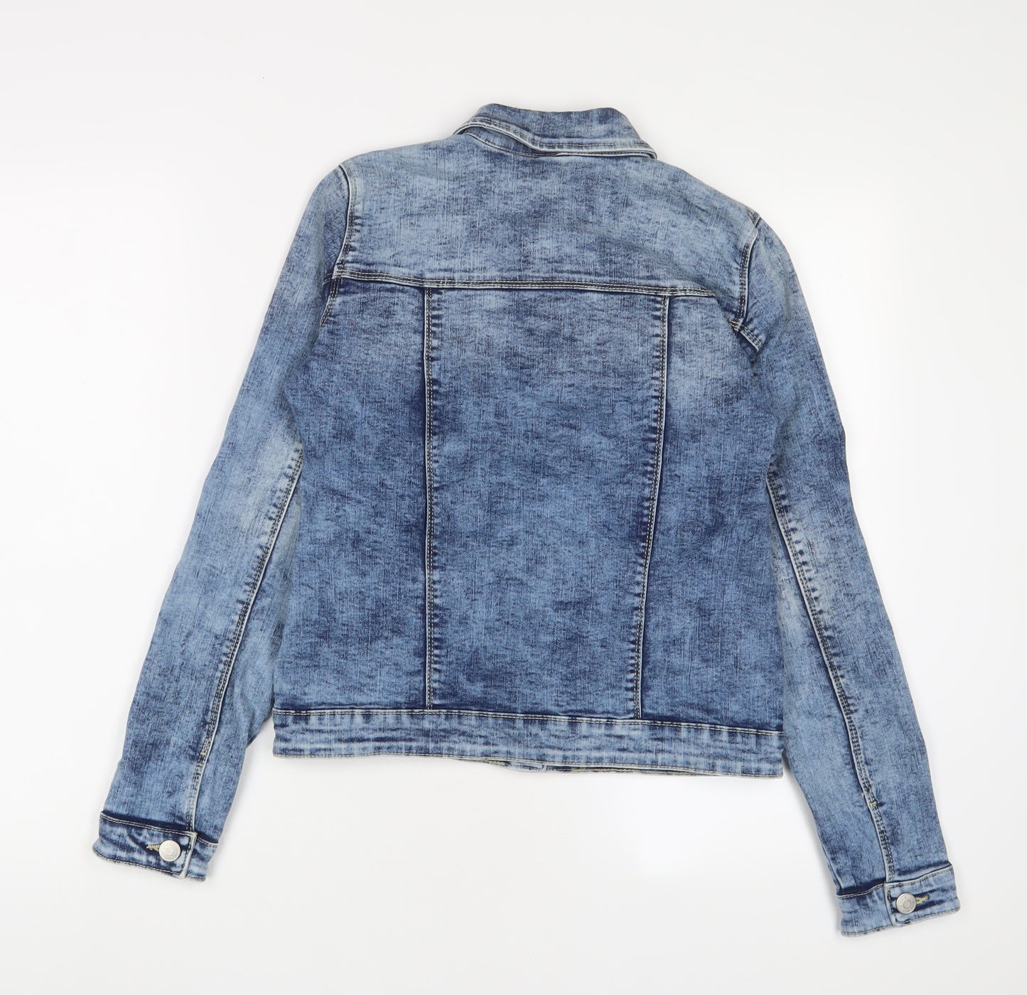 TU Girls Blue Jacket Size 13-14 Years Button