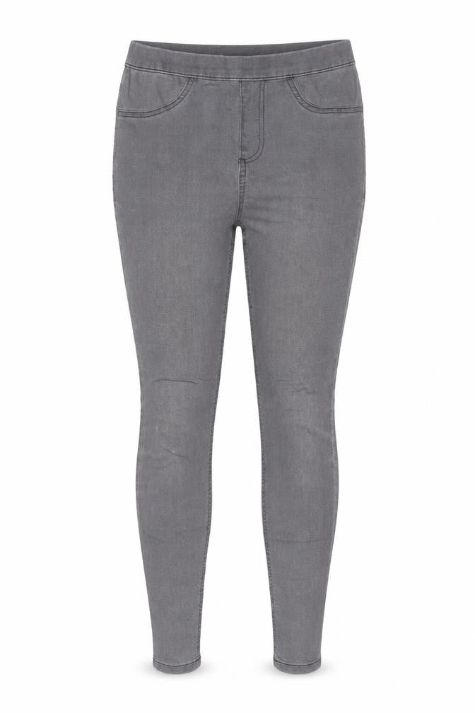 Avenue Womens Grey Cotton Jegging Jeans Size 12 L28 in Regular