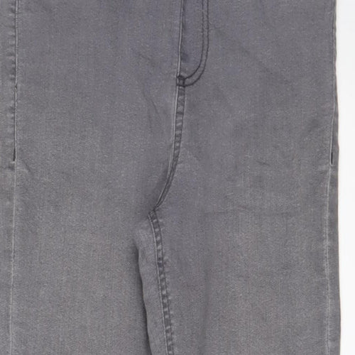 Avenue Womens Grey Cotton Jegging Jeans Size 12 L28 in Regular