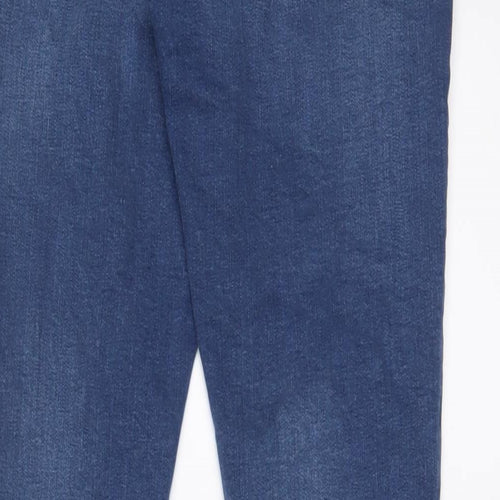 Denim & Co. Womens Blue Cotton Skinny Jeans Size 30 in L28 in Regular Zip