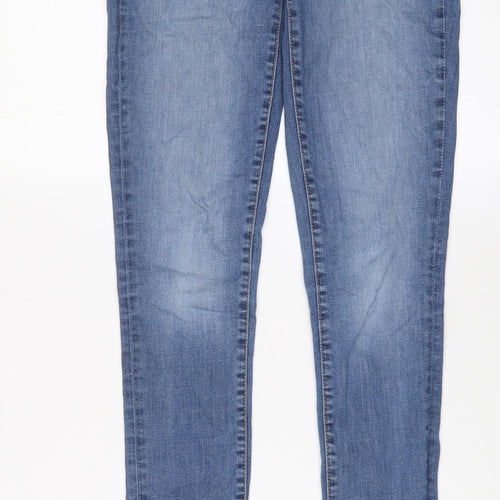 Gap Womens Blue Cotton Skinny Jeans Size 26 in L32 in Regular Zip