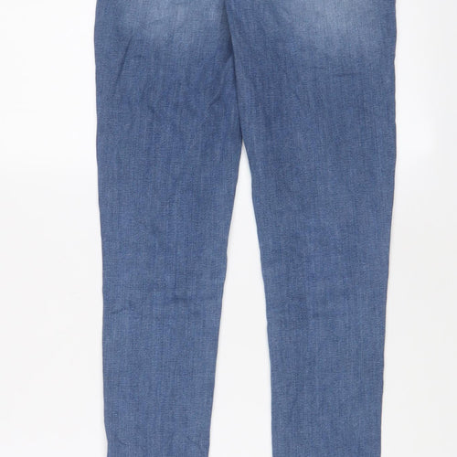 Gap Womens Blue Cotton Skinny Jeans Size 26 in L32 in Regular Zip