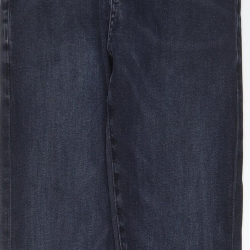 NEXT Mens Blue Cotton Straight Jeans Size 30 in L31 in Slim Zip