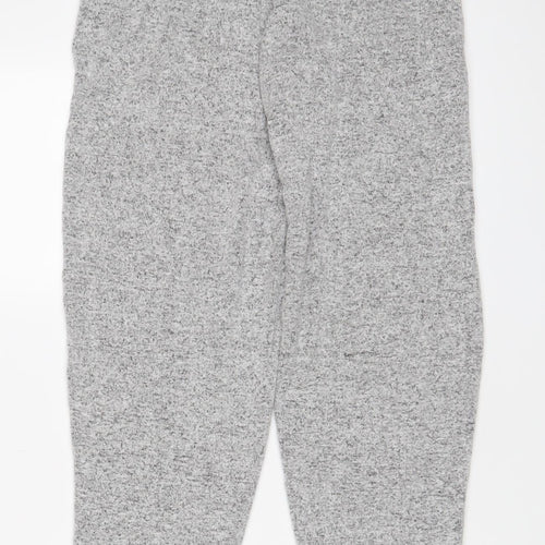 Marks and Spencer Womens Grey Solid Viscose Babydoll Pyjama Pants Size 6 Drawstring