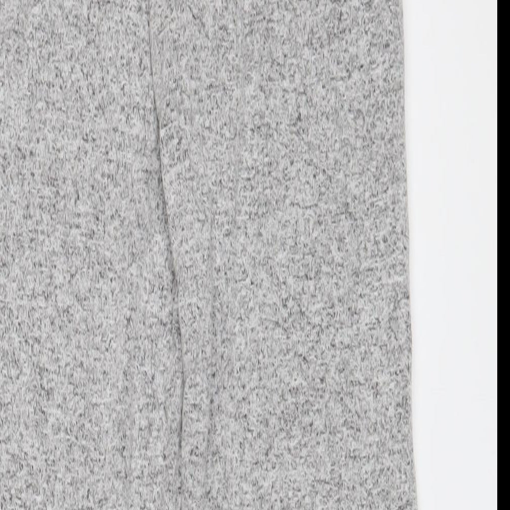 Marks and Spencer Womens Grey Solid Viscose Babydoll Pyjama Pants Size 6 Drawstring