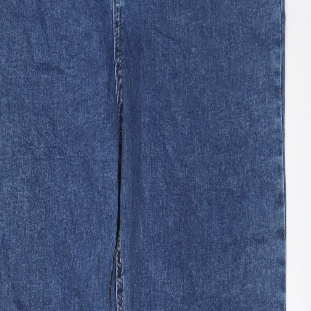 BELOVED Womens Blue Cotton Mom Jeans Size 10 L28 in Regular Zip