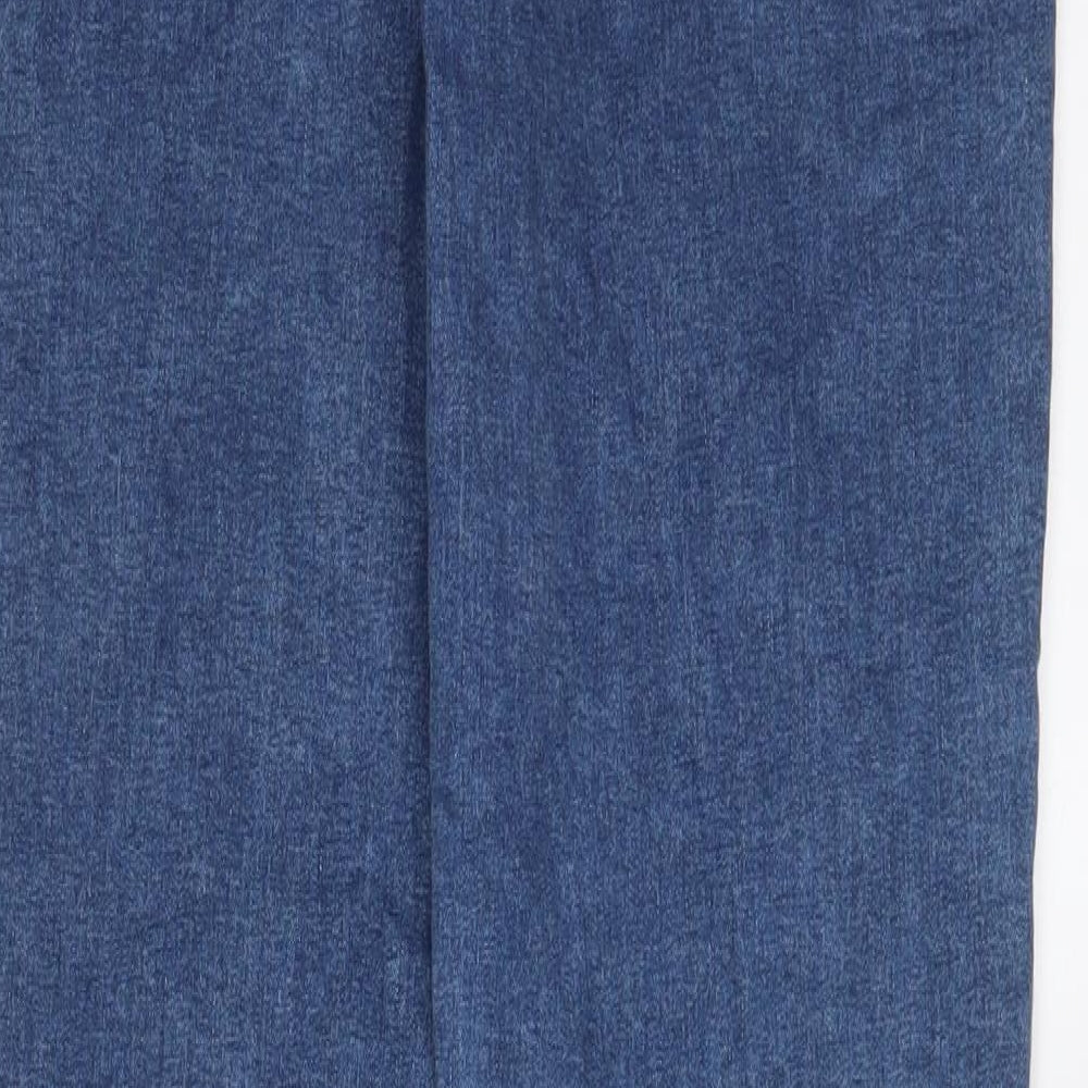 BELOVED Womens Blue Cotton Mom Jeans Size 10 L28 in Regular Zip