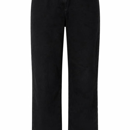 COLLUSION Womens Black Cotton Straight Jeans Size 28 in L30 in Regular Zip