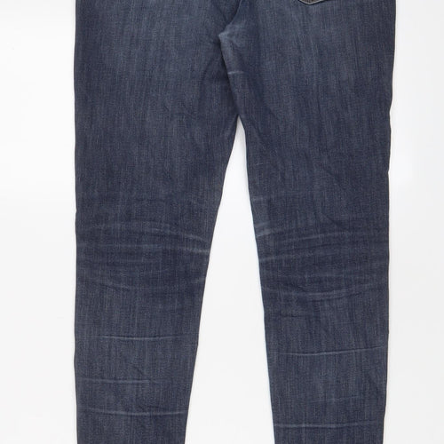 Levi's Womens Blue Cotton Skinny Jeans Size 28 in L28 in Regular Zip