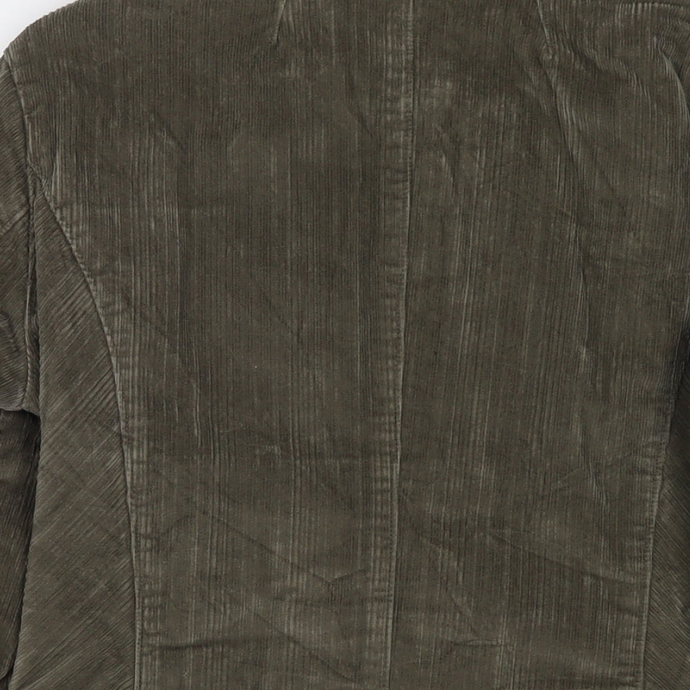 Per Una Womens Brown Jacket Size M Zip