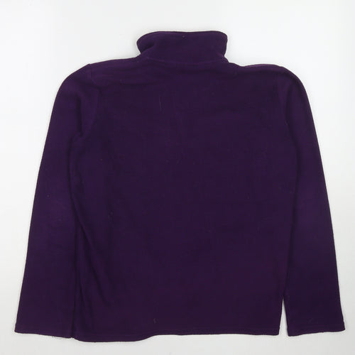 Freedom Trail Womens Purple Polyester Pullover Sweatshirt Size 6 Pullover