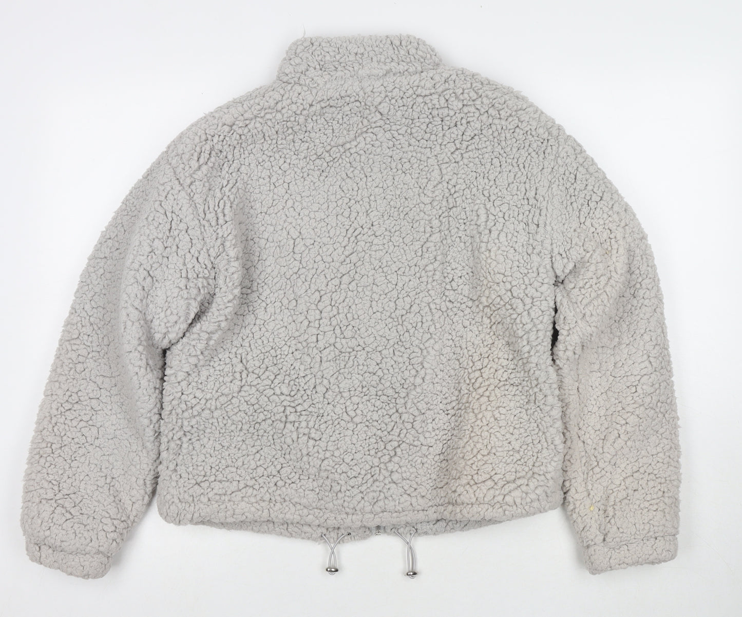 New Look Womens Grey Jacket Size S Zip