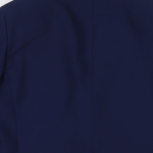 ONESIX5IVE Mens Blue Polyester Jacket Blazer Size 40 Regular