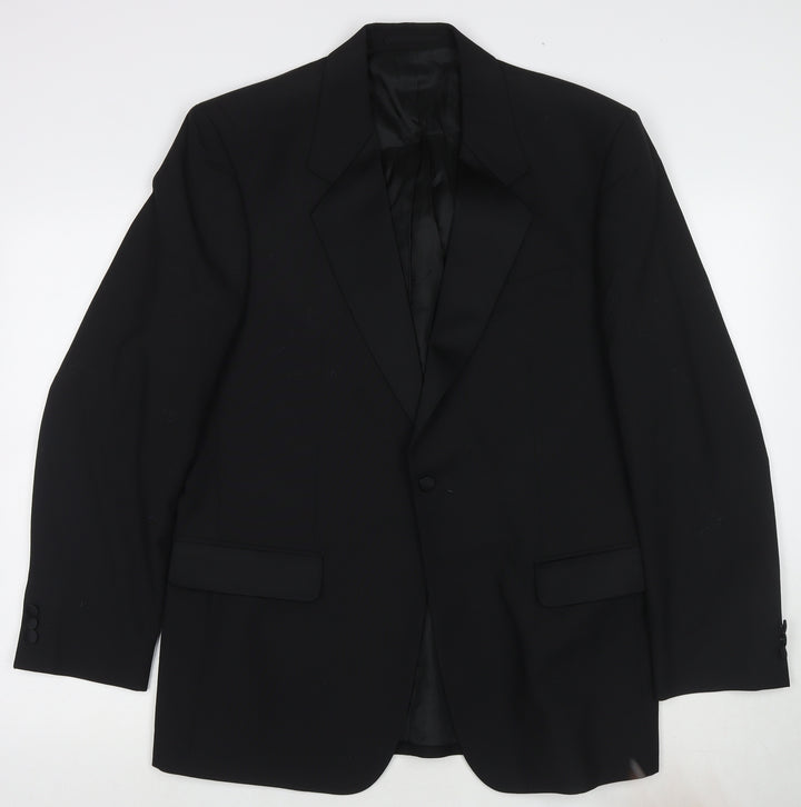 Leonardo Dieci x Mens Blue Polyester Jacket Blazer Size 40 Regular