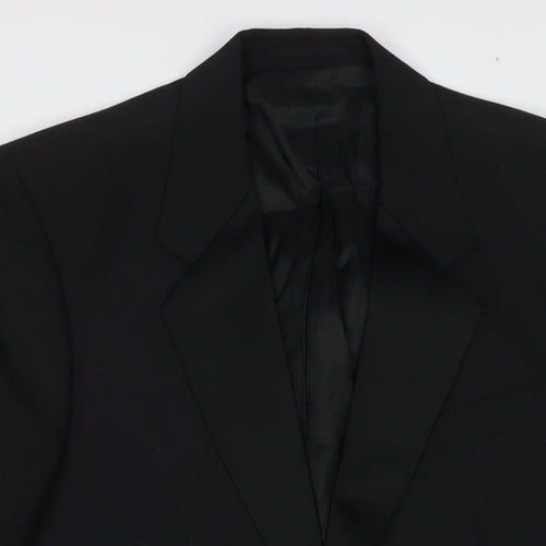 Leonardo Dieci x Mens Blue Polyester Jacket Blazer Size 40 Regular