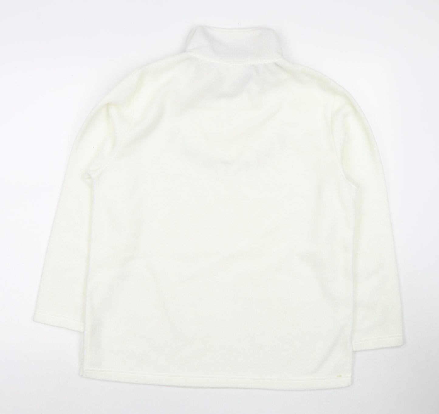 Millers Womens White Polyester Pullover Sweatshirt Size 12 Pullover