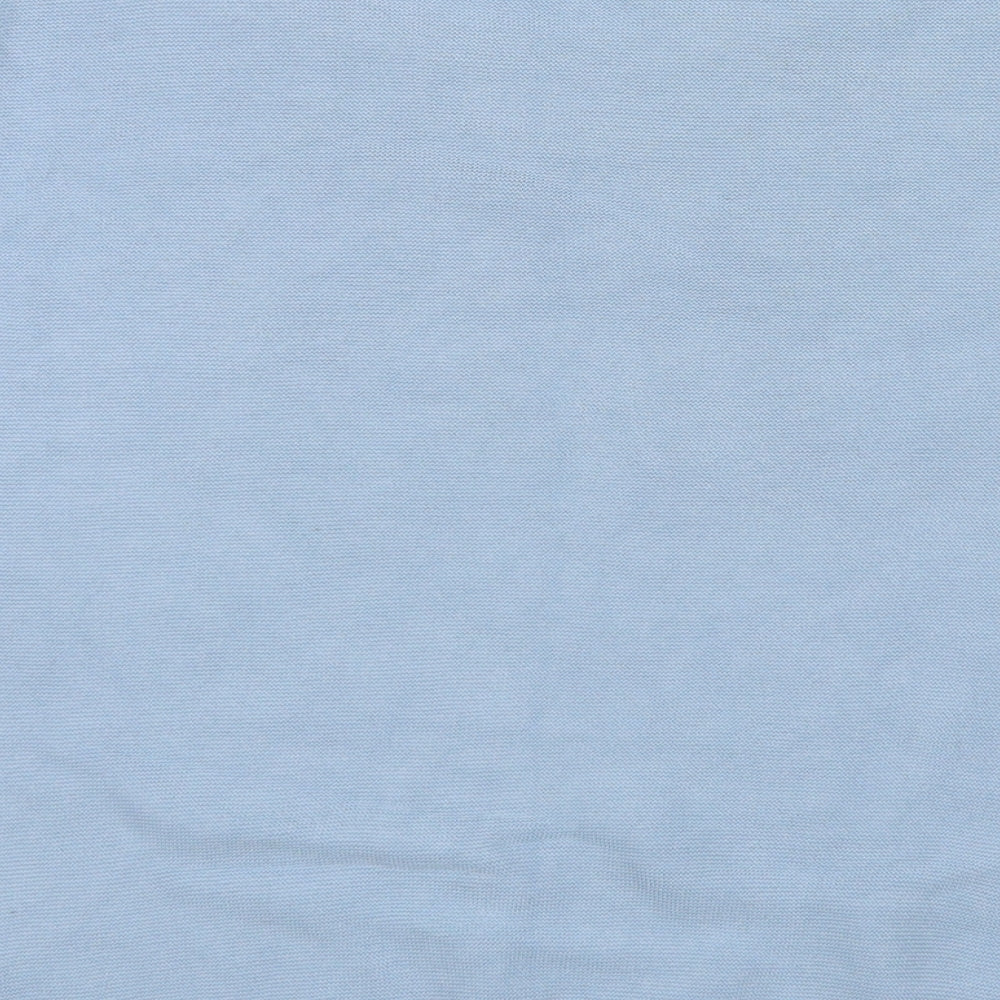 Peter Hahn Womens Blue Round Neck Cotton Pullover Jumper Size 18