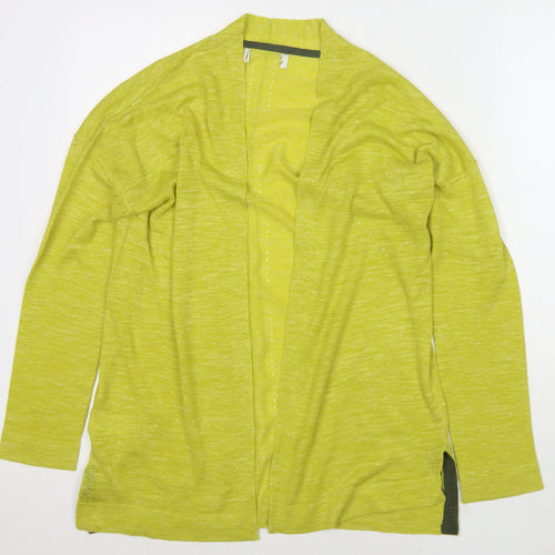 NEXT Womens Green V-Neck Acrylic Cape Jumper Size 10