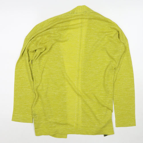 NEXT Womens Green V-Neck Acrylic Cape Jumper Size 10