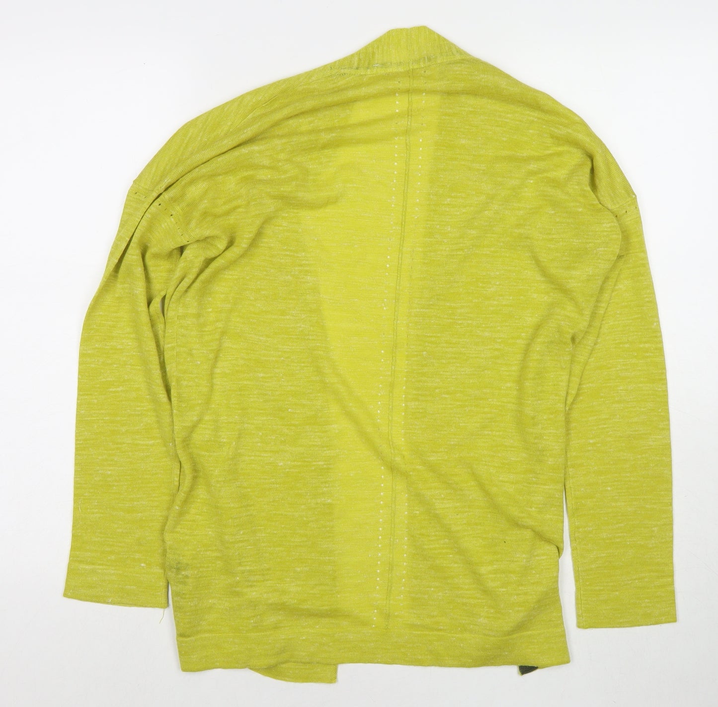 NEXT Womens Green V-Neck Acrylic Cape Jumper Size 10