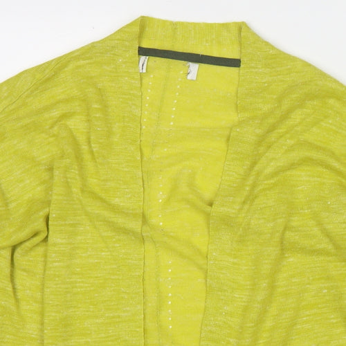 NEXT Womens Green V-Neck Acrylic Cape Jumper Size 10