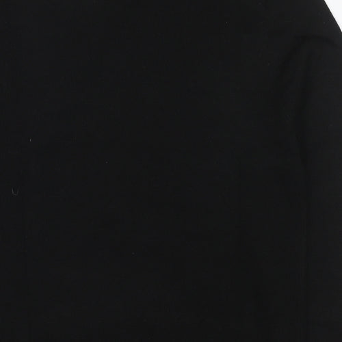 ASOS Womens Black Round Neck Acrylic Pullover Jumper Size 2XS