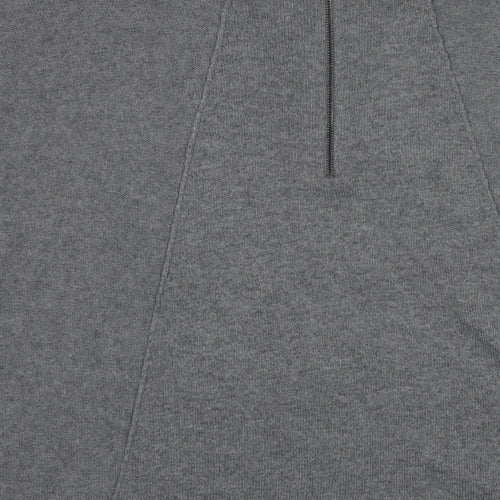John Lewis Womens Grey Round Neck Acrylic Pullover Jumper Size S