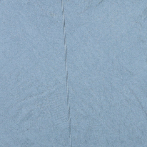 NEXT Womens Blue Round Neck Viscose Pullover Jumper Size XS