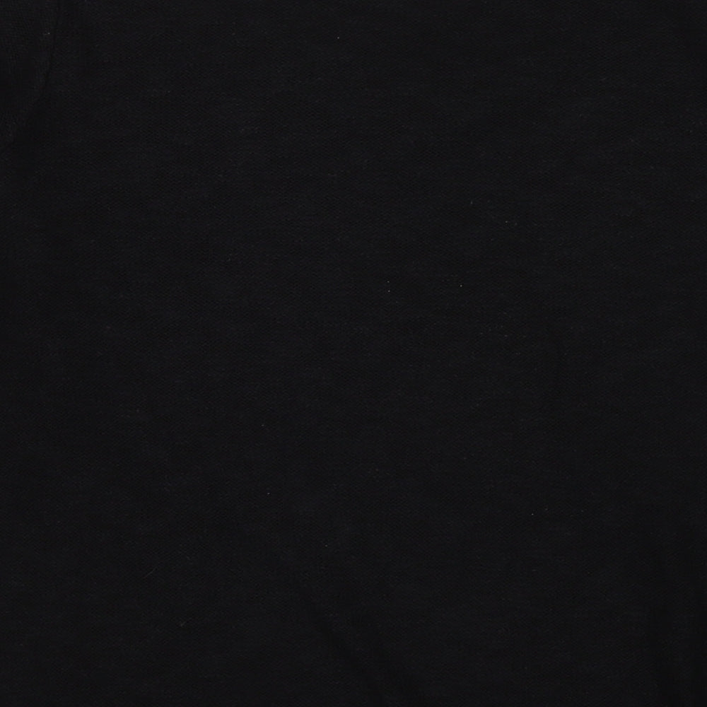 H&M Womens Black Round Neck Cotton Pullover Jumper Size M